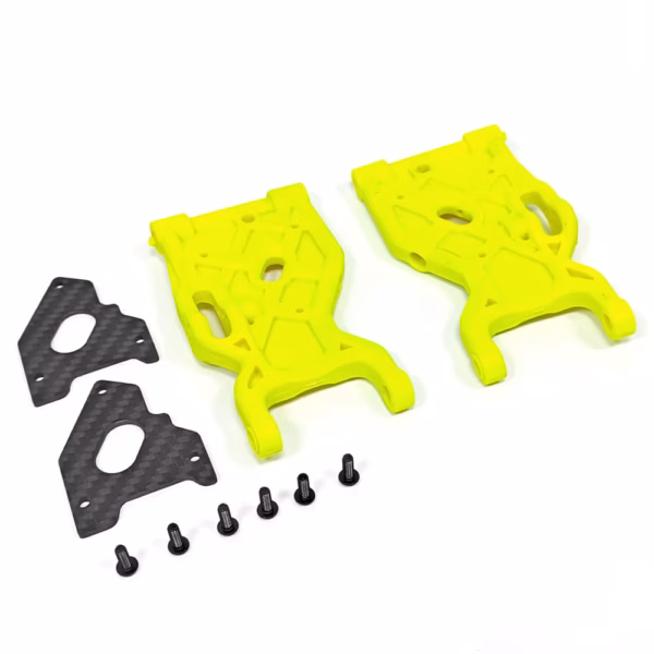 KKPIT KONE Hi-vis Yellow Front Suspension Arms & Carbon Fiber Reinforcements