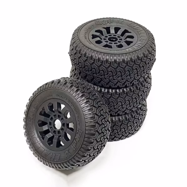 KKPIT 1/10 Scale 106mm Short Course Wheel Challenger Tire & Aurellic Rim 17mm Hex Hub