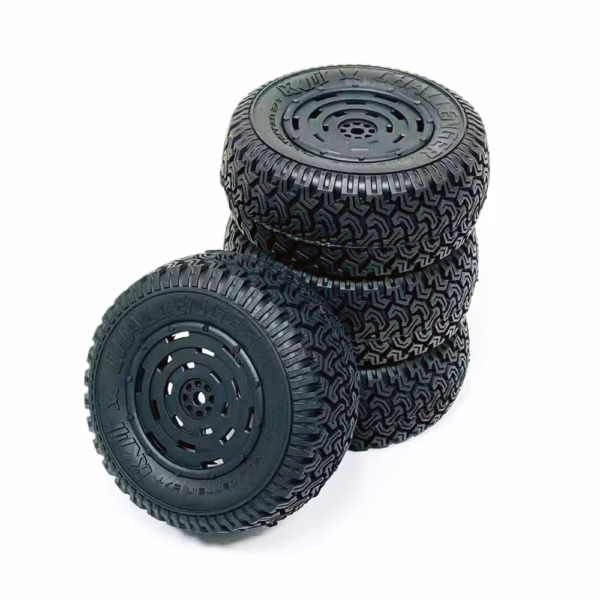 KKPIT 1/10 Scale 106mm Short Course Wheel Challenger Tire & CUBE Rim 12mm Hex Hub