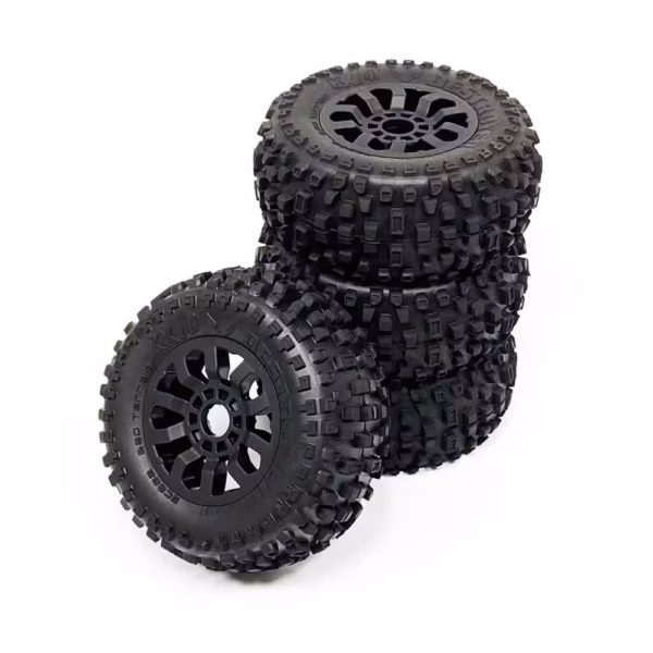 KKPIT 1/10 Scale 104mm Short Course Wheel Destroyer Tire & Aurellic Rim 17mm Hex Hub