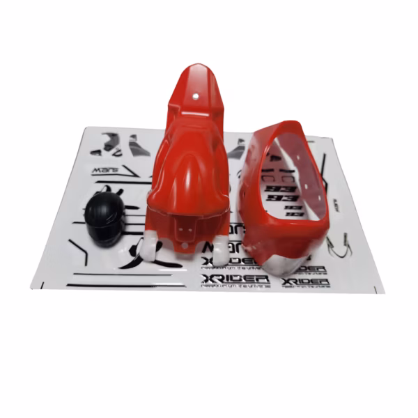 xrider mars red body & stickers