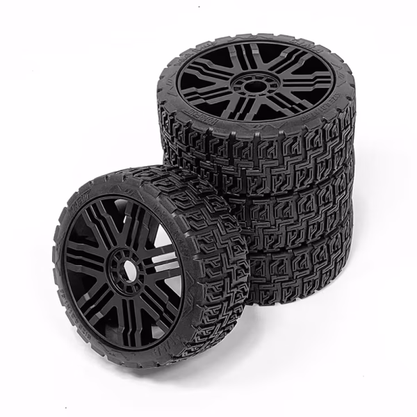 KKPIT 1:7 102 mm Rallye-All-Terrain-Rad SIMA Reifen & Phantom Felge, 17 mm Sechskantnabe