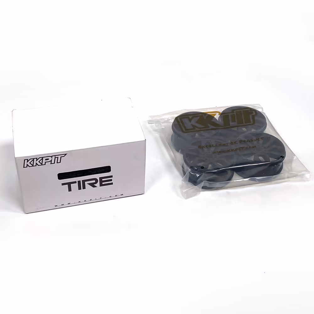 kkpit 1/7 scale 4.01in rally all terrain wheel sima tire & x3 rim 0.67in hex hub