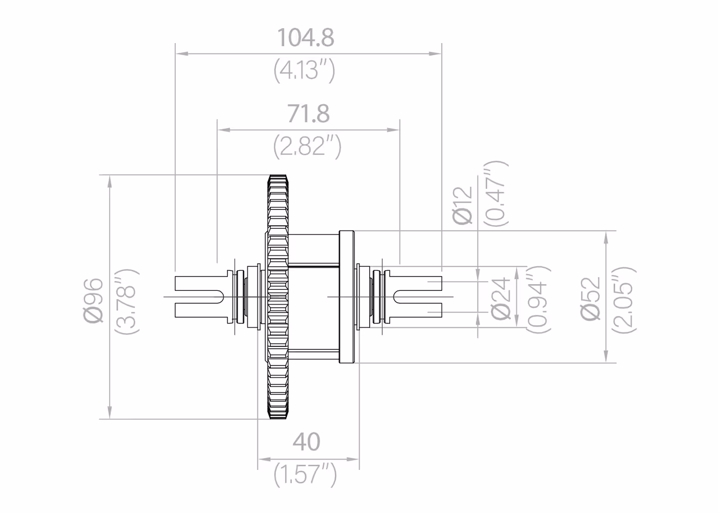 losi 5t center torsen lsd | mechanical limited slip differential