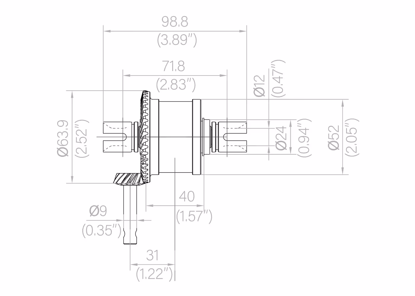 losi 5t rear torsen lsd | mechanical limited slip differential
